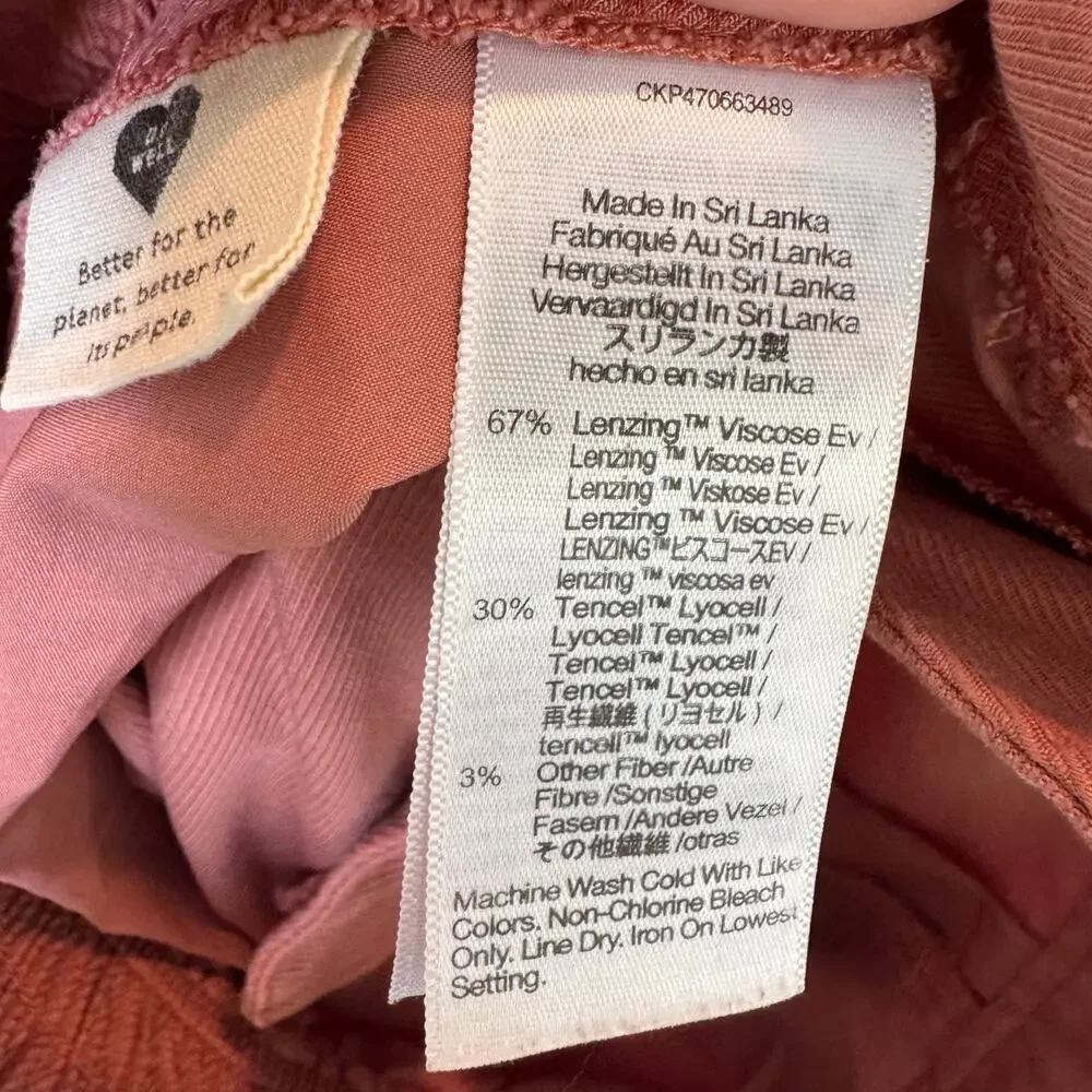 Madewell Womens 00 Neale Drapeweave Shorts Dried Rose High Rise Old Money Preppy